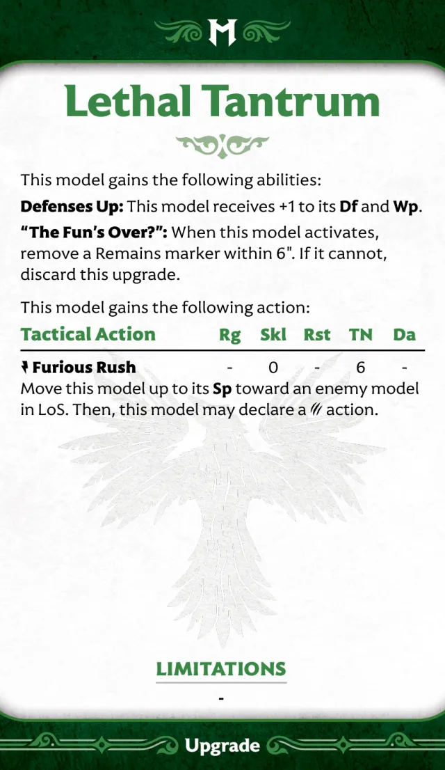 Tantrum front