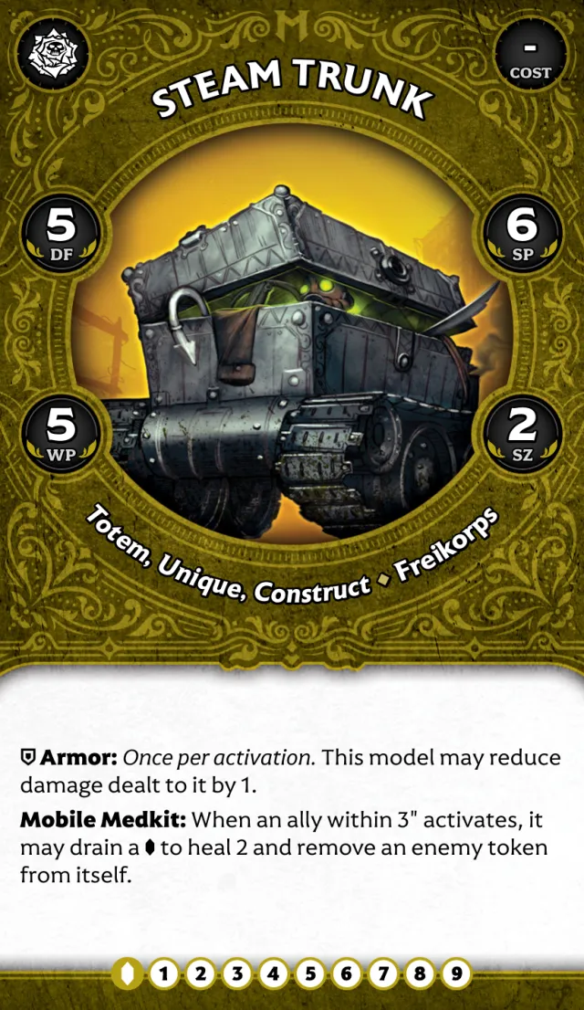 Steam Trunk front