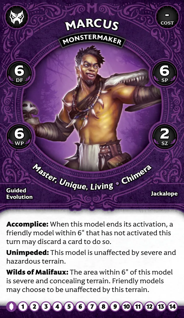 Marcus, Monstermaker front