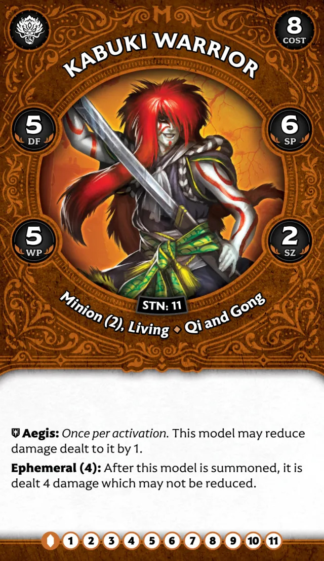Kabuki Warrior A front