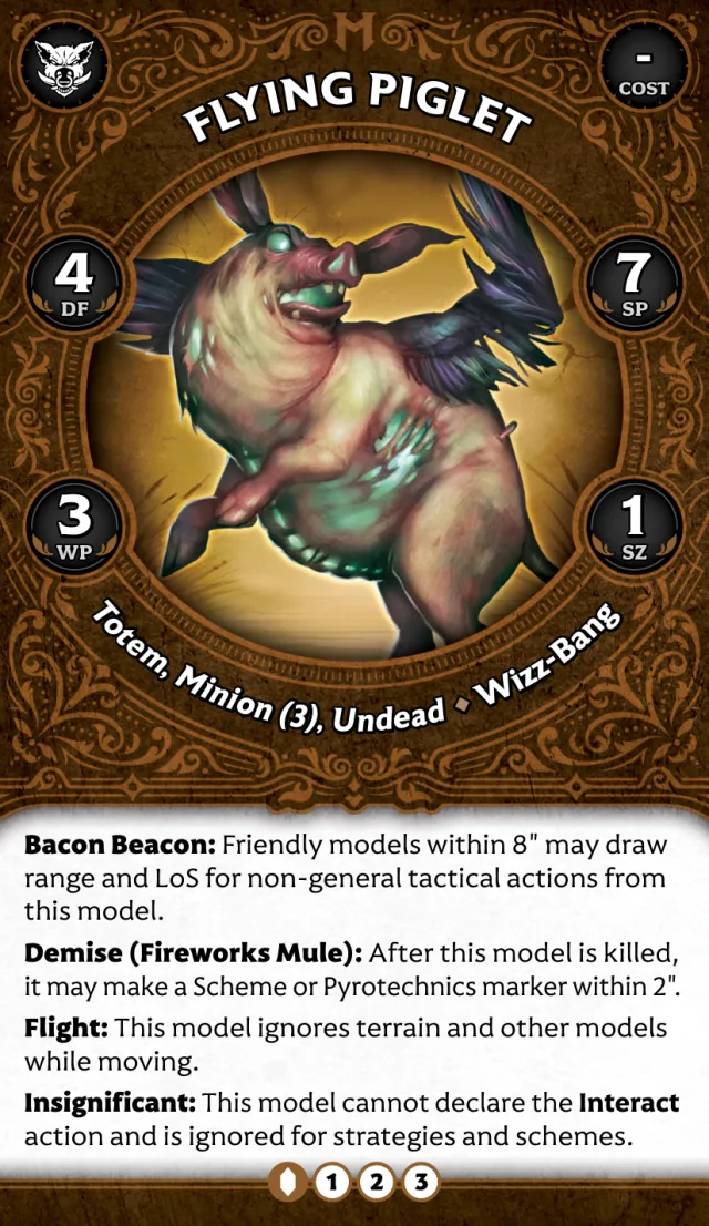 Flying Piglet B front