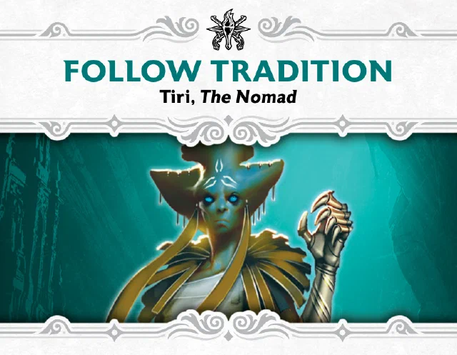 Follow Tradition front