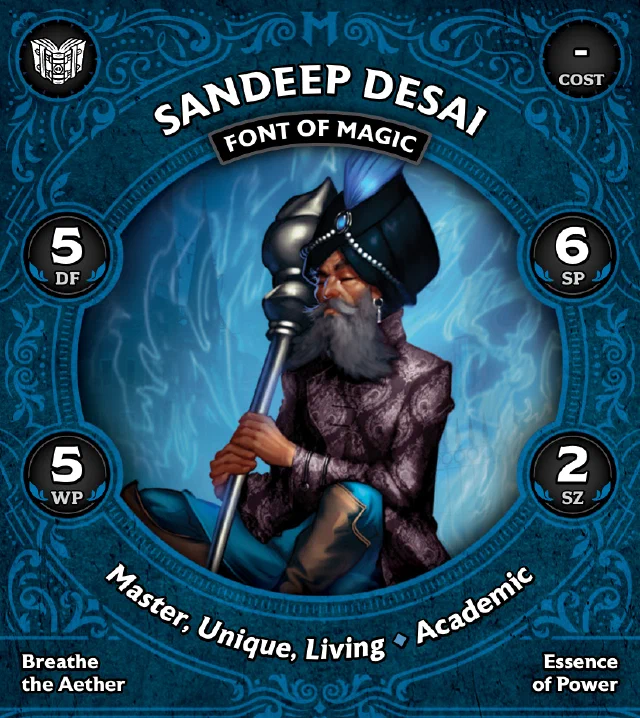 Sandeep Desai, Font of Magic front