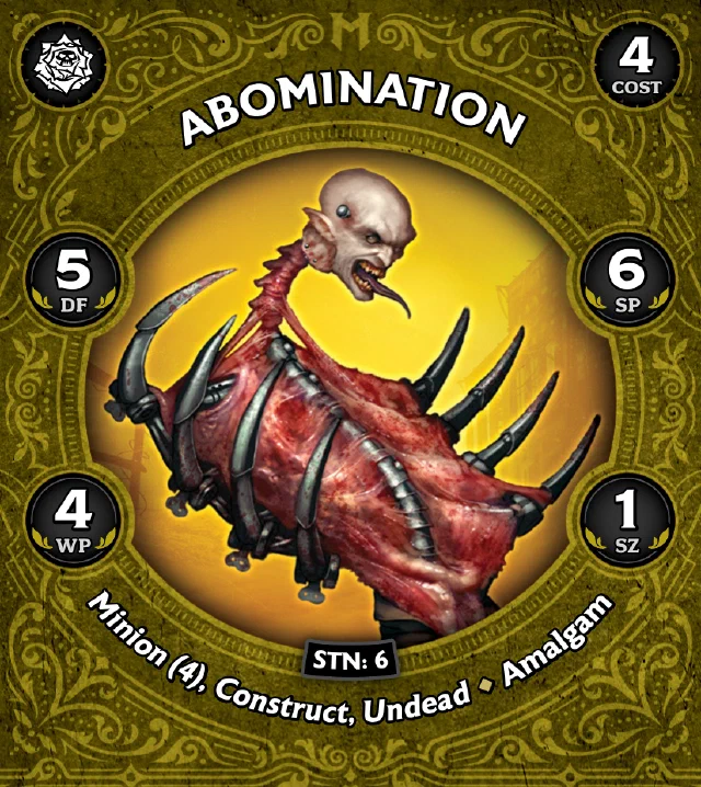 Abomination A front