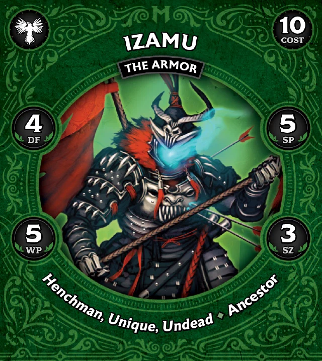 Izamu the Armor front