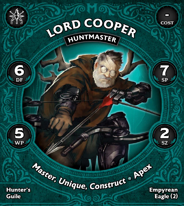 Lord Cooper, Huntmaster front