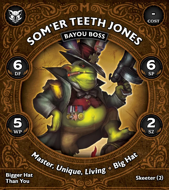 Som'Er Teeth Jones, Bayou Boss front