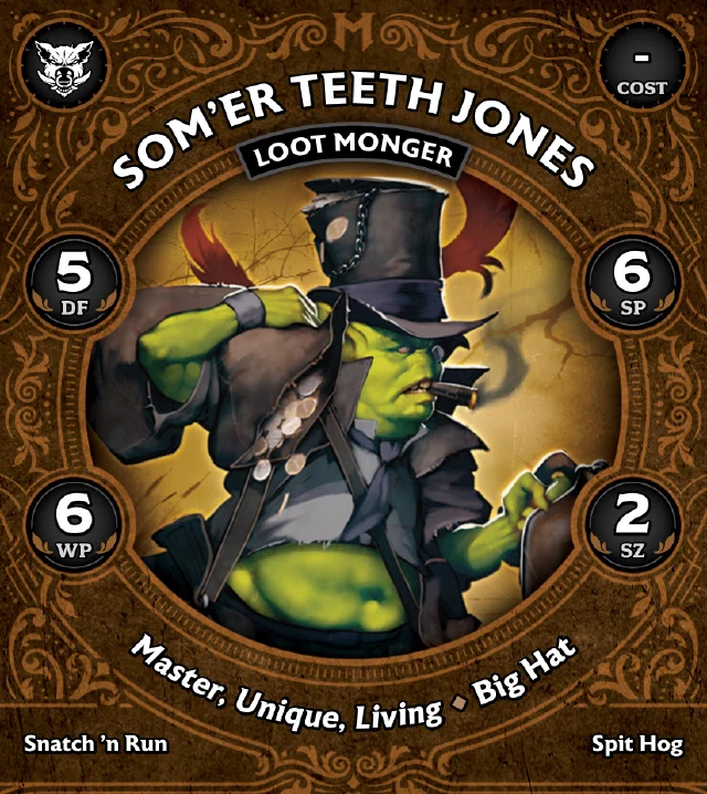 Som'Er Teeth Jones, Loot Monger front
