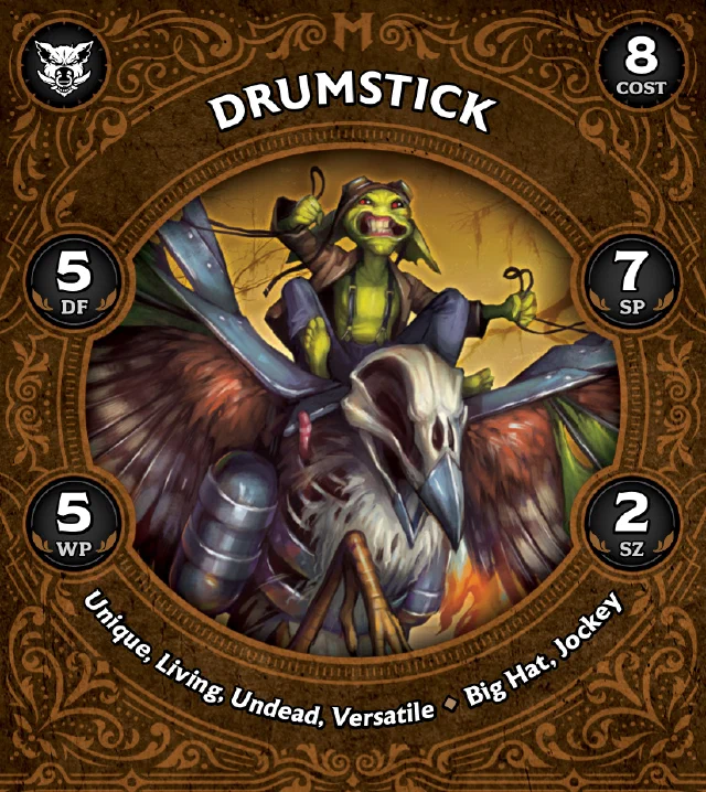 Big Hat Jockey Drunstick front