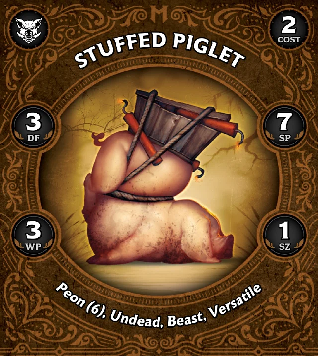 Stuffed Piglet B front
