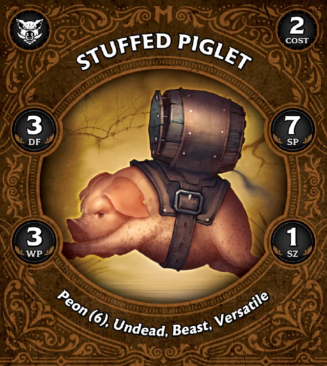 Stuffed Piglet C front