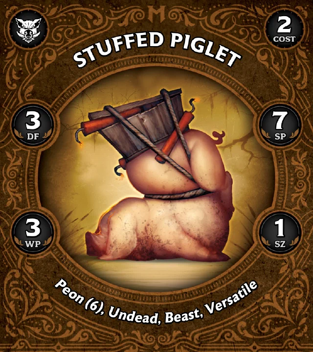 Stuffed Piglet E front