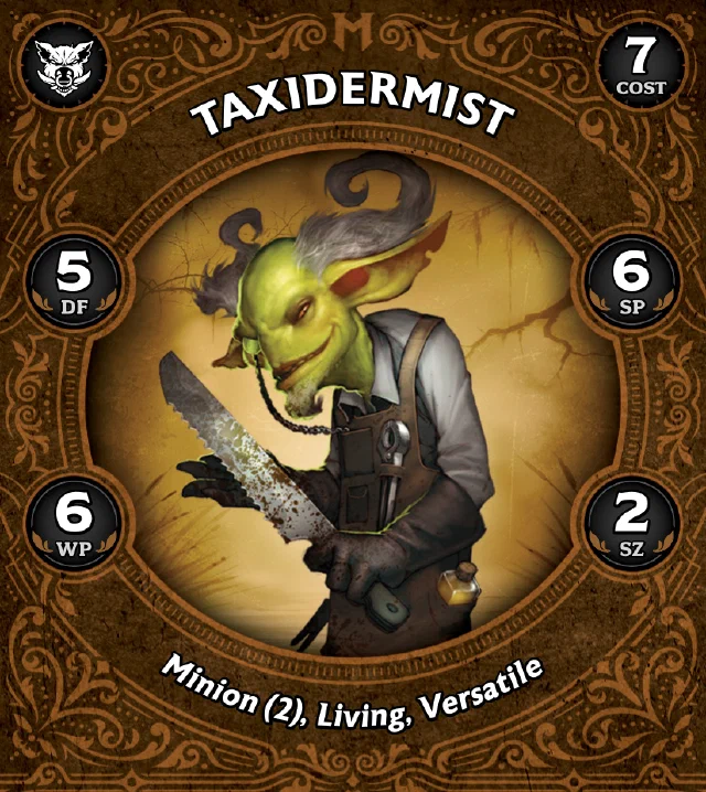 Taxidermist A front