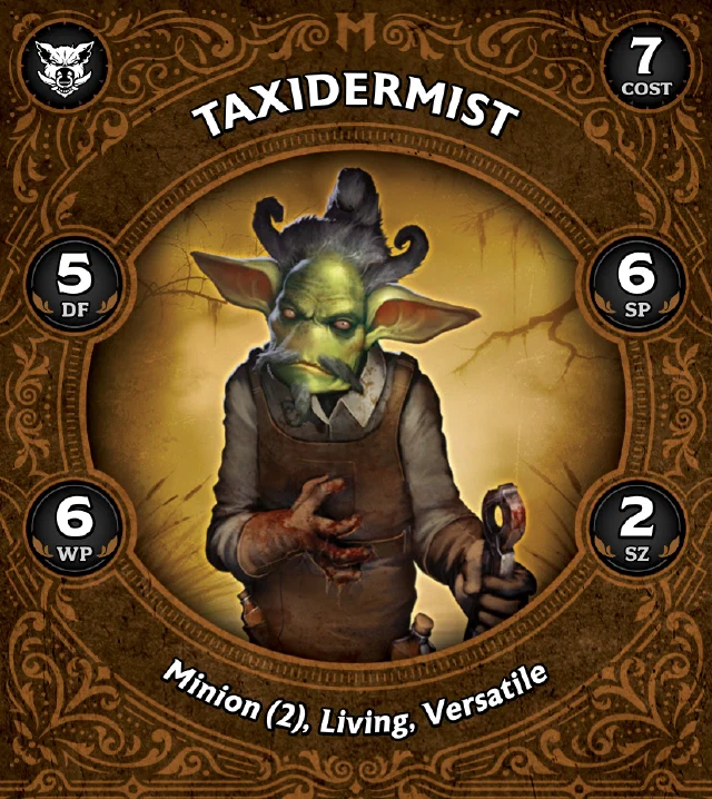 Taxidermist B front