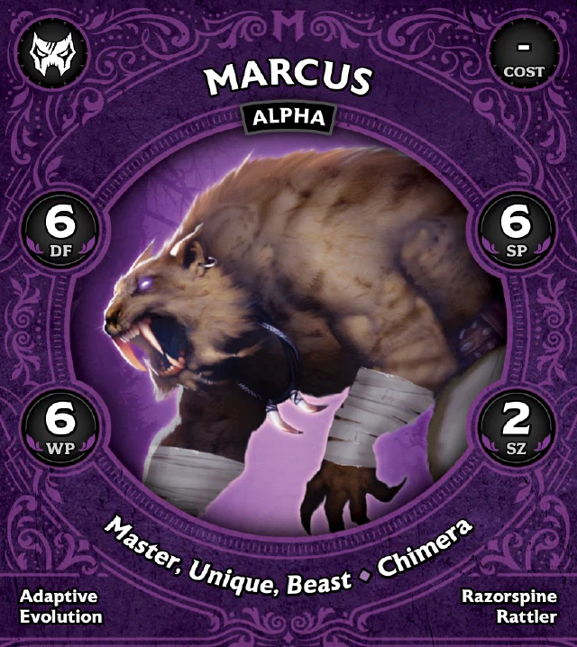 Marcus, Alpha front