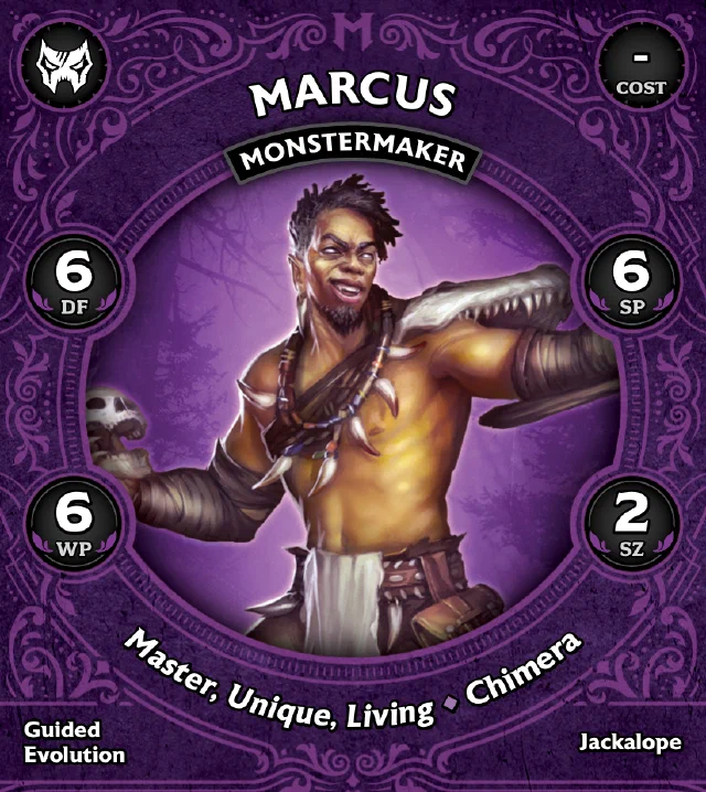 Marcus, Monstermaker front
