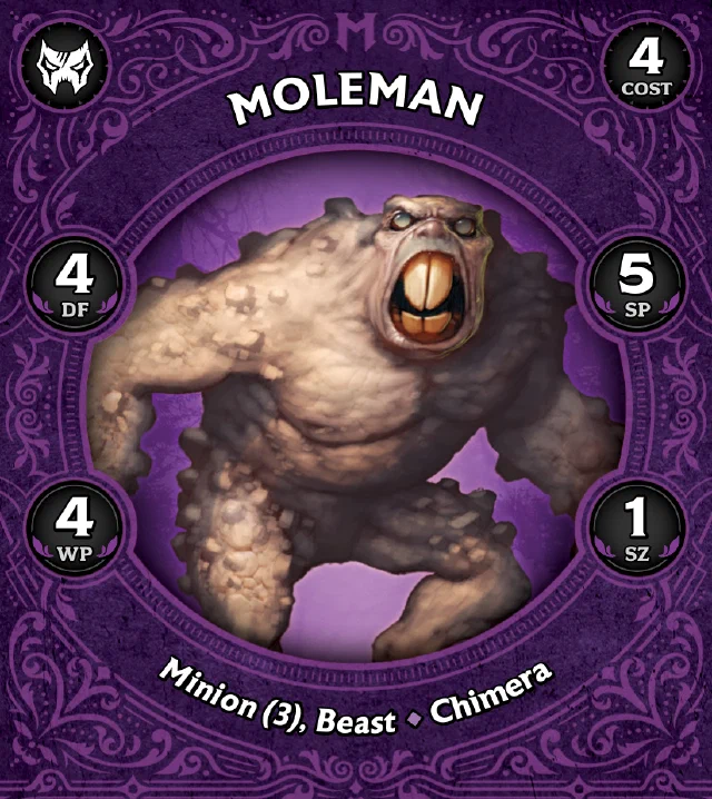 Moleman A front