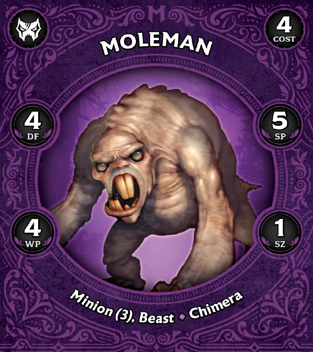 Moleman B front