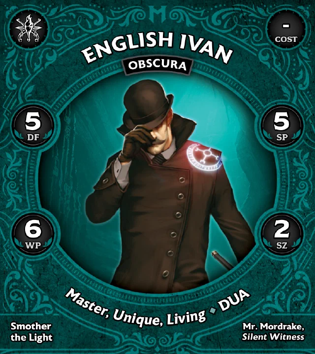 English Ivan, Obscura front
