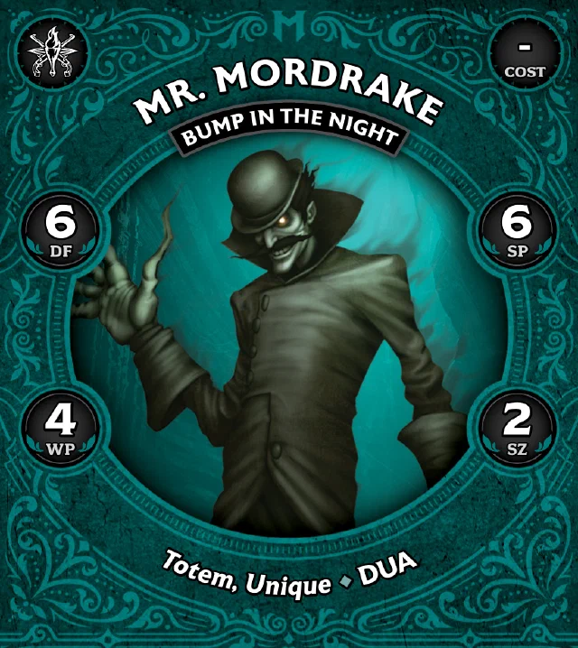Mr. Mordrake, Bump in the Night front