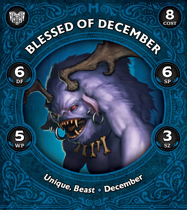 Blessed of December front