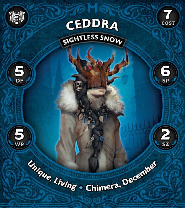 Ceddra, Sightless Snow front