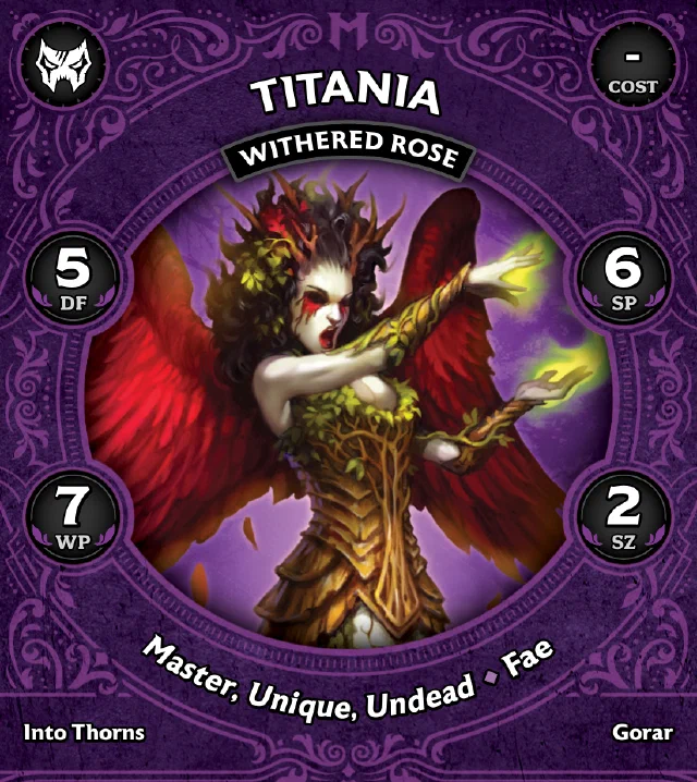Titania, Withered Rose front