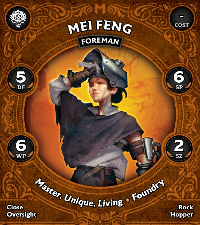 Mei Feng, Foreman front