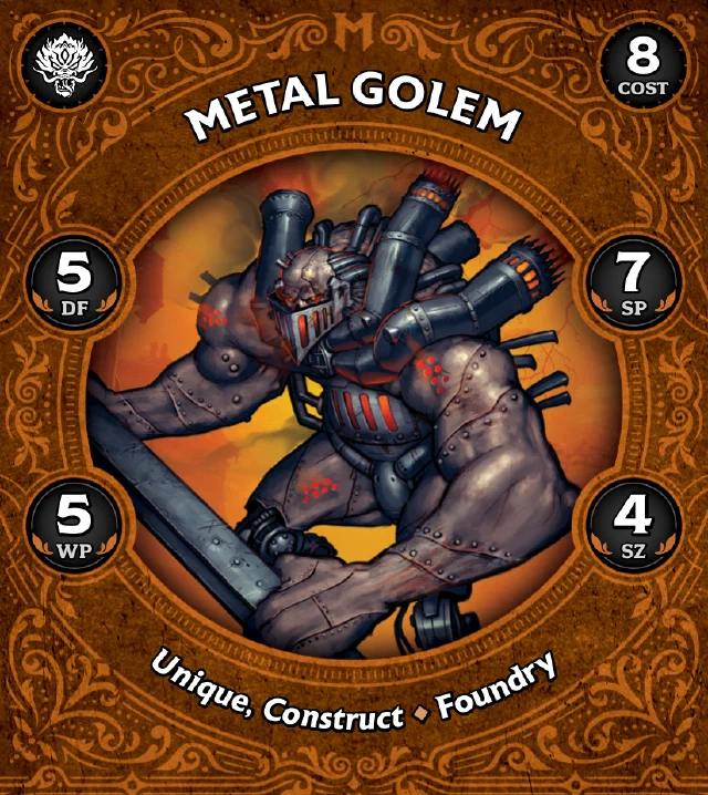 Metal Golem front