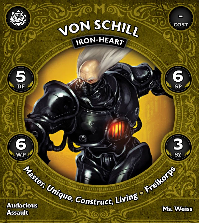Von Schill, Iron Heart front