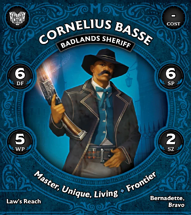 Cornelius Basse, Badlands Sheriff front