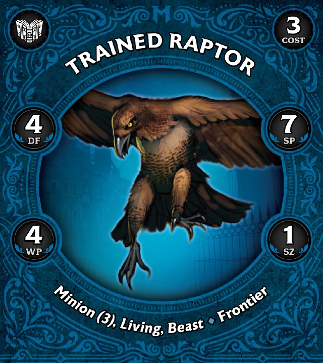 Trained Raptor A front