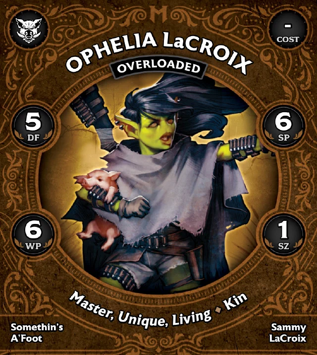 Ophelia LaCroix, Overloaded front
