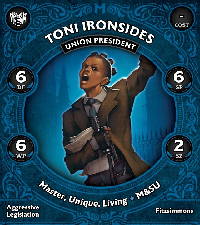 Toni Ironsides, Union President front