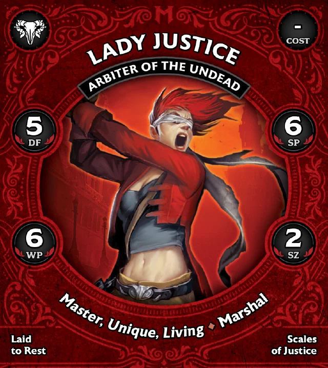 Lady Justice, Arbiter of the Undead front