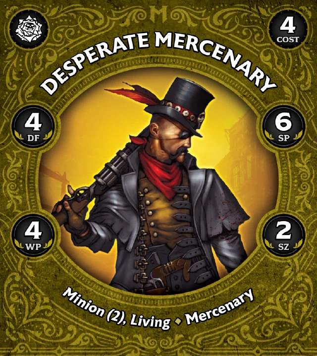 Desperate Mercenary A front