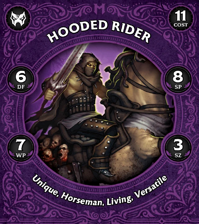 Hooded Rider front