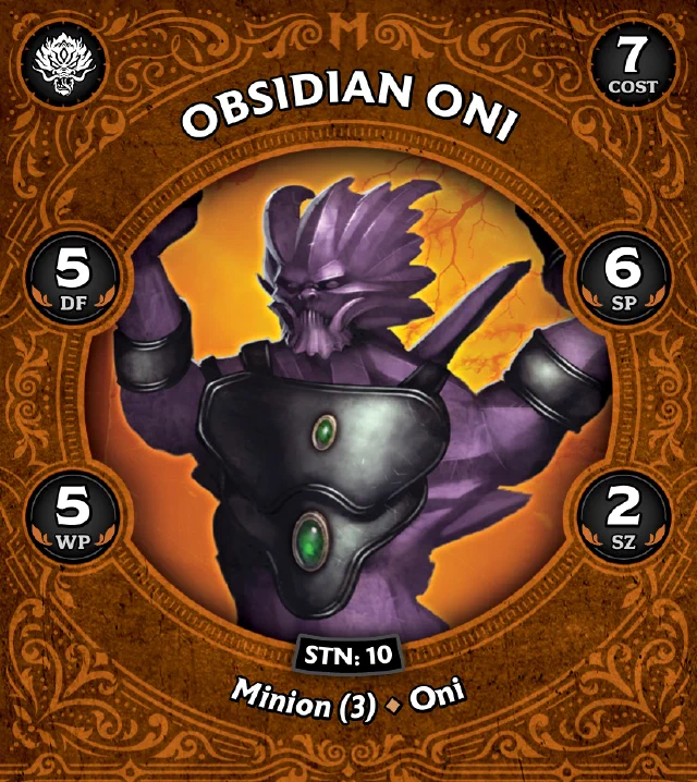 Obsidian Oni B front