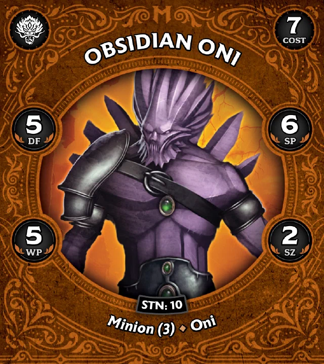Obsidian Oni C front