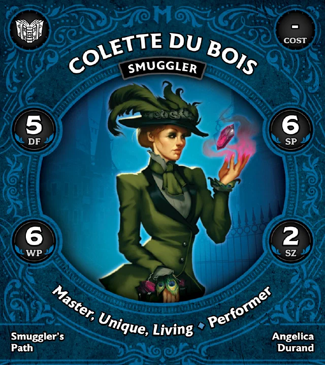 Colette Du Bois, Smuggler front