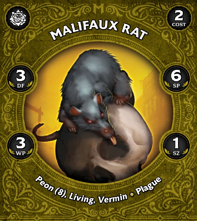 Malifaux Rat B front
