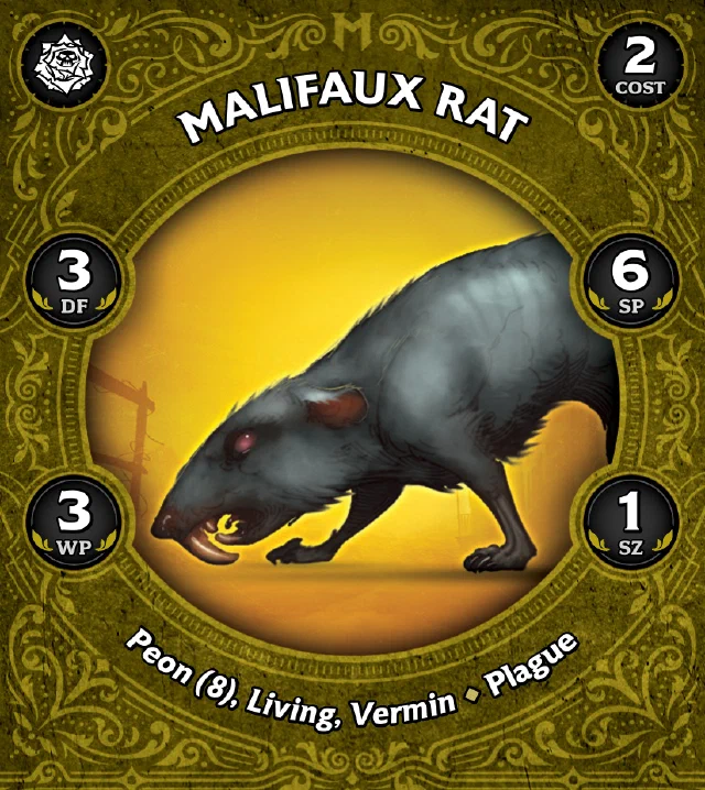 Malifaux Rat C front