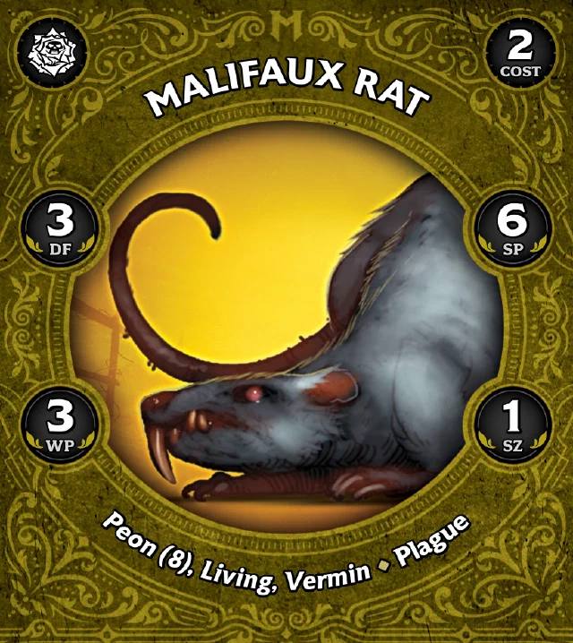 Malifaux Rat D front