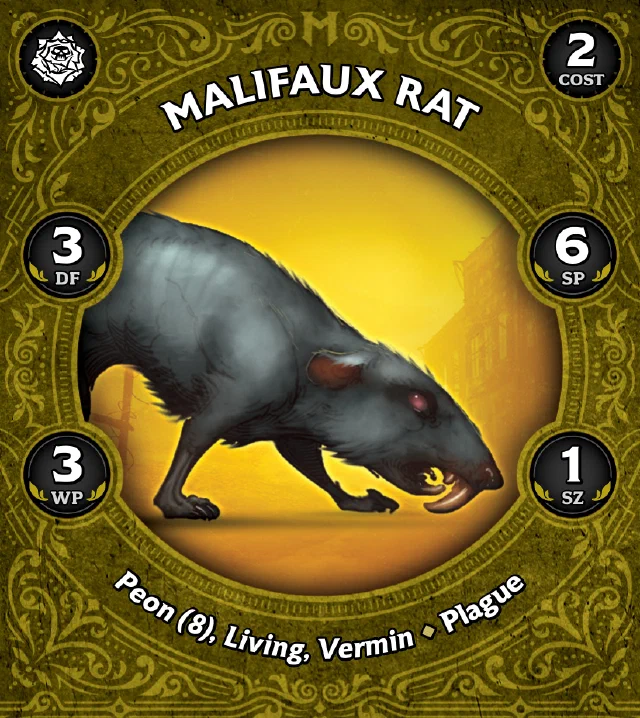 Malifaux Rat G front