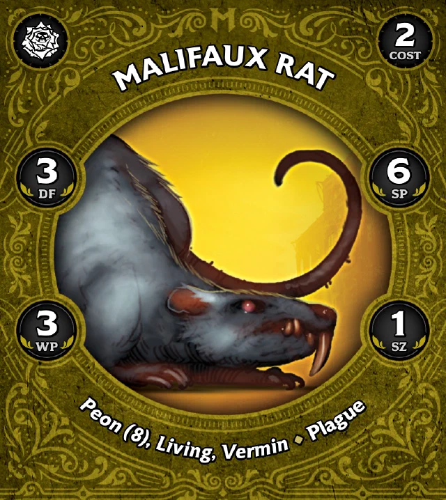 Malifaux Rat H front