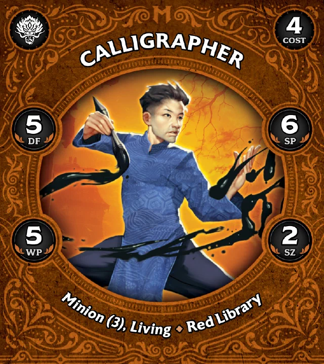 Calligrapher A front