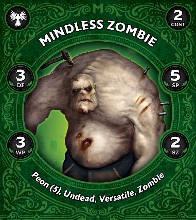 Mindless Zombie D front