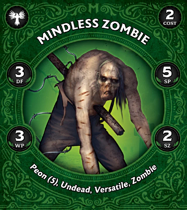 Mindless Zombie E front