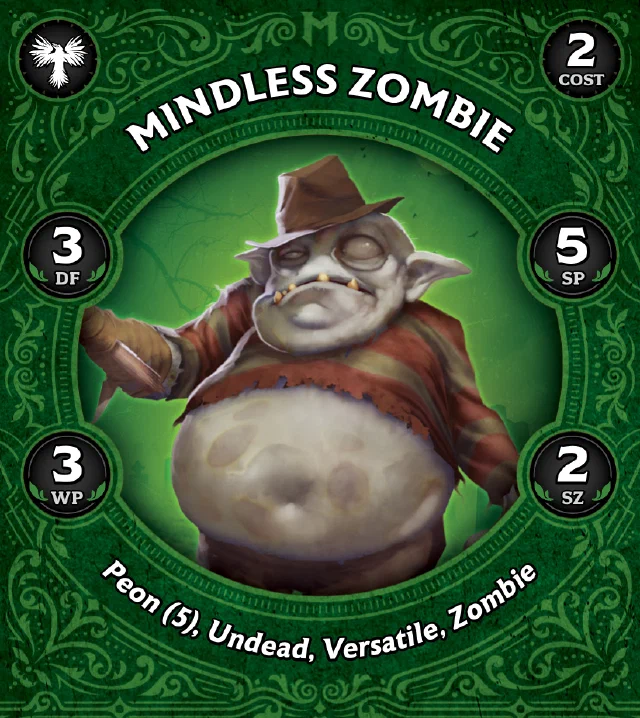 Mindless Zombie H front