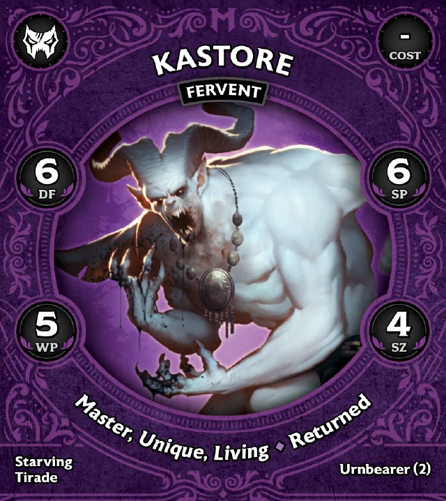 Kastore, Fervent front